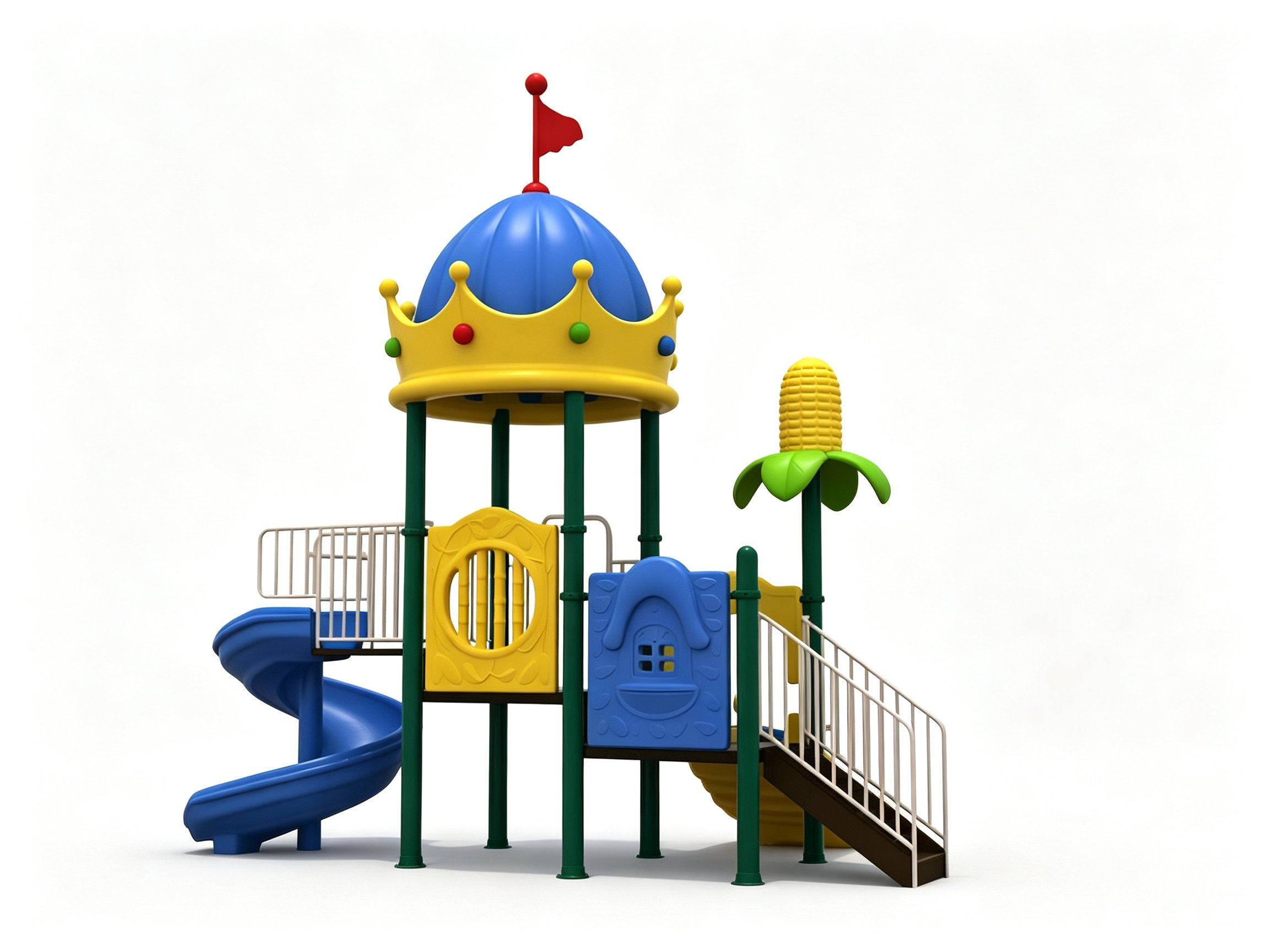 Versatile park playground equipment featuring a fun outdoor slide and sturdy outdoor playground structures designed for active play.