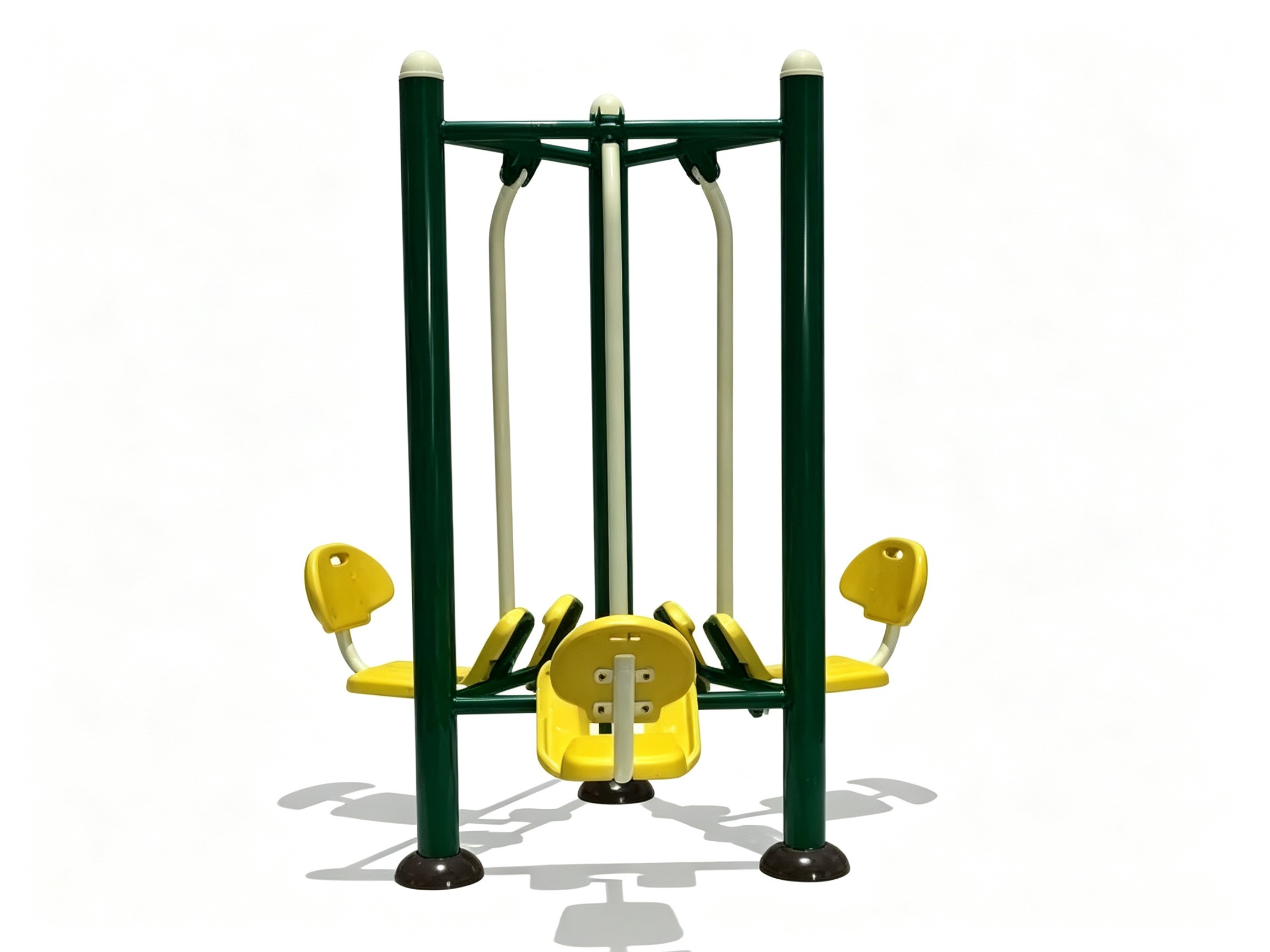 Multi-User Outdoor Leg Press Trainer | Outdoor Fitness Equipment - Image 1