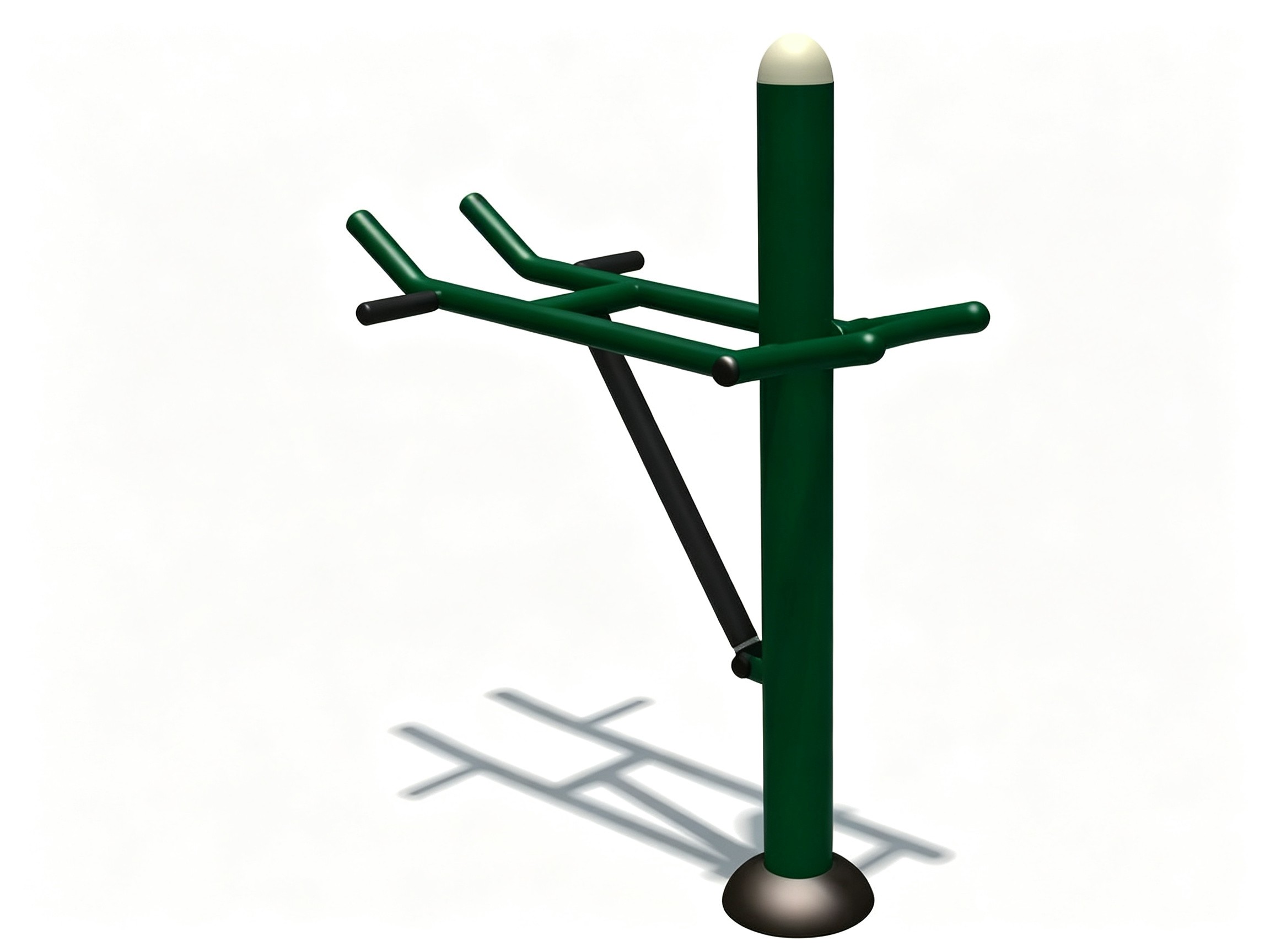 Waist & Leg Stretching Station | Outdoor Gym Equipment for Parks - Image 1