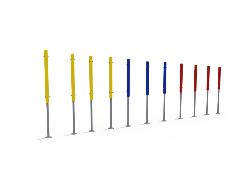 Freestanding Vertical Chimes | Outdoor Musical Instruments for Playgrounds