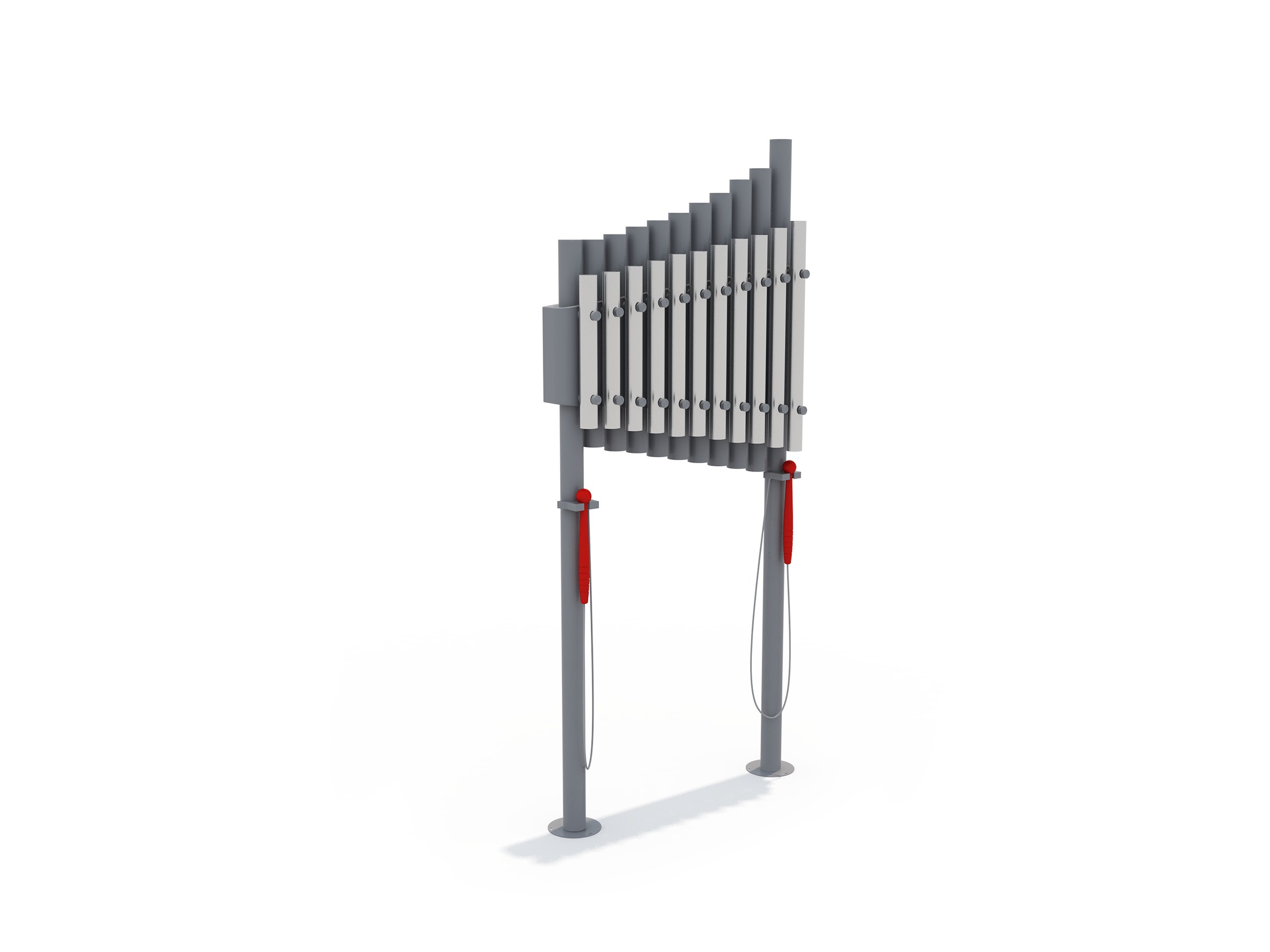 Vertical Outdoor Metallophone | Outdoor Musical Instruments for Parks - Image 1