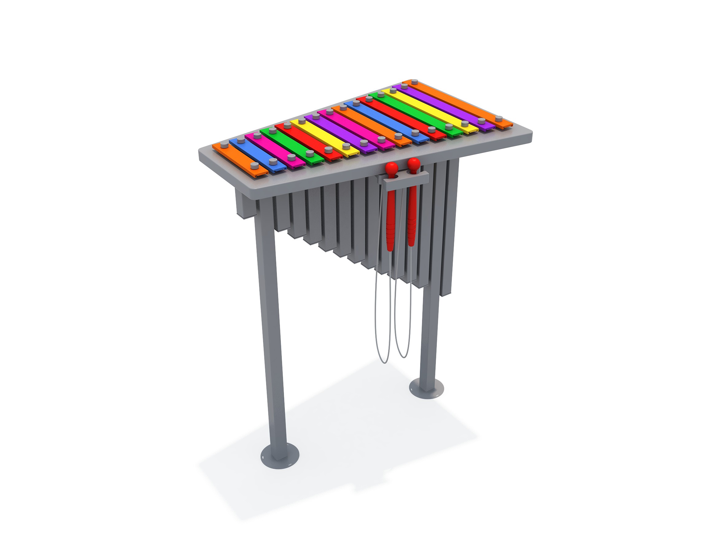 Freestanding Outdoor Metallophone | Outdoor Musical Instruments - Image 1