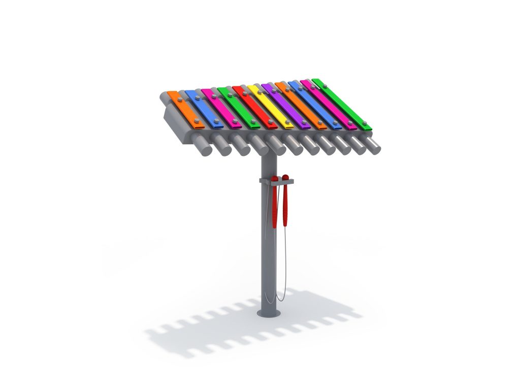 Single-Post Outdoor Xylophone | Outdoor Musical Instruments